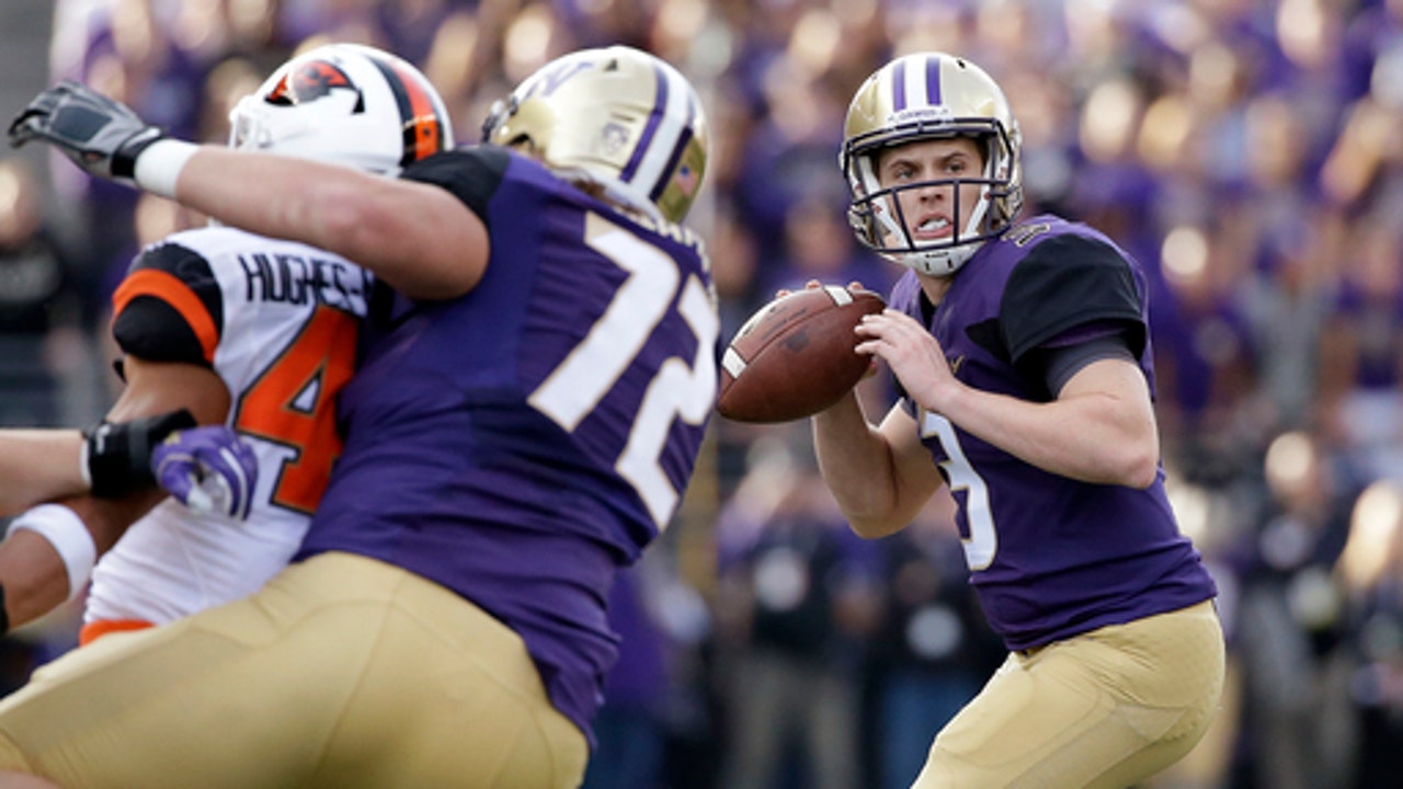Browning tosses 3 TDs as Washington rolls Oregon St 41-17